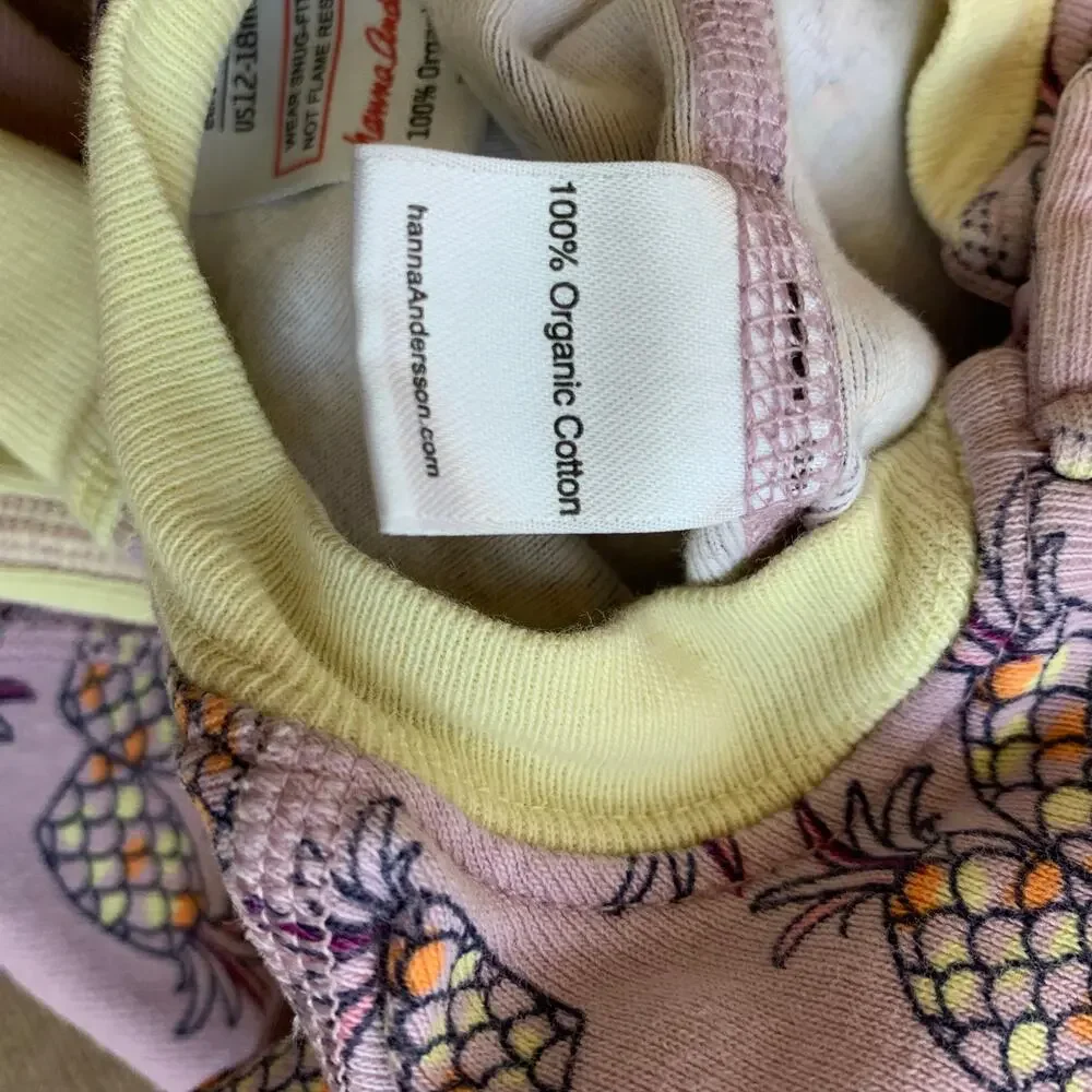Hanna Andersson Pineapple Footless Sleeper